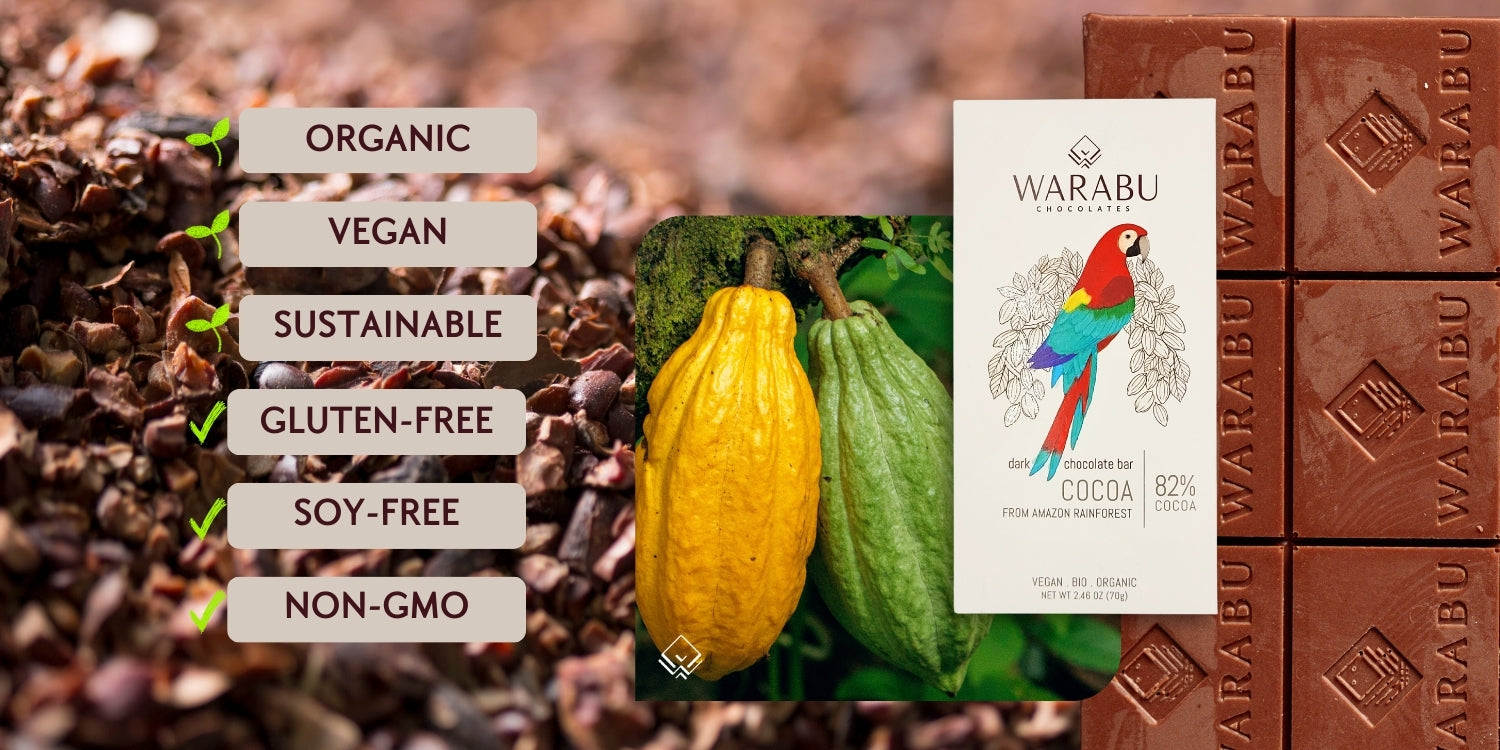 Organic Chocolate 82% Dark Cocoa Cocoa Origin Vitória do Xingu – Pará