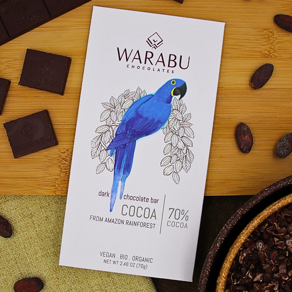 Organic Dark Chocolate 70% Cocoa From Uruará Community, Pará