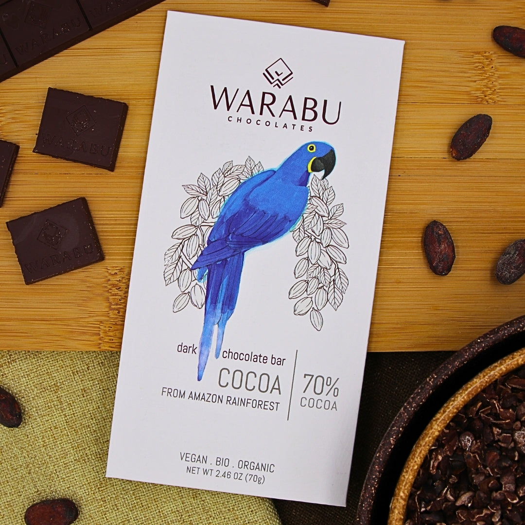 Organic Dark Chocolate 70% Cocoa From Uruará Community, Pará