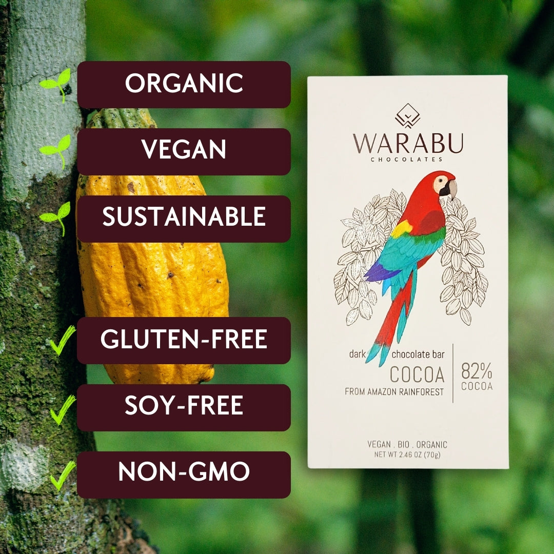 Organic Chocolate 82% Dark Cocoa Cocoa Origin Vitória do Xingu – Pará