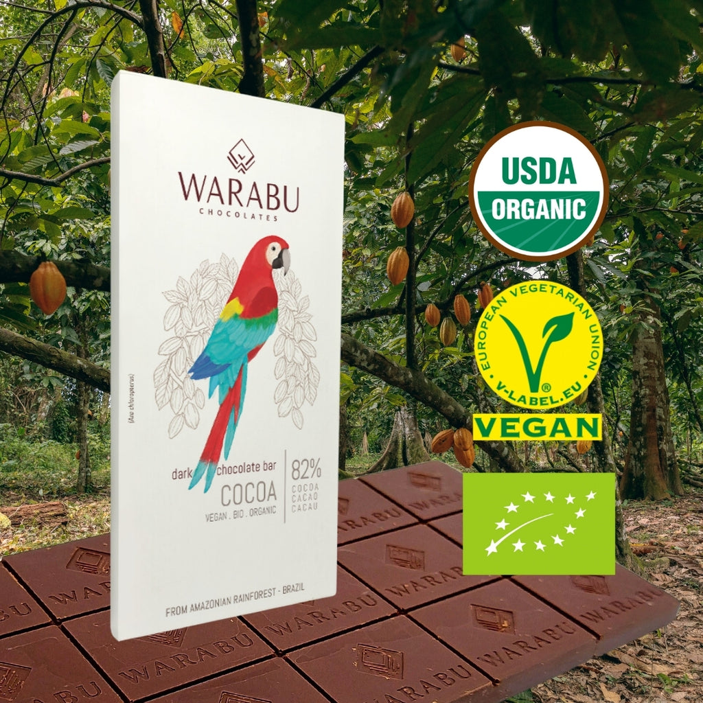 Organic Chocolate 82% Dark Cocoa Cocoa Origin Vitória do Xingu – Pará