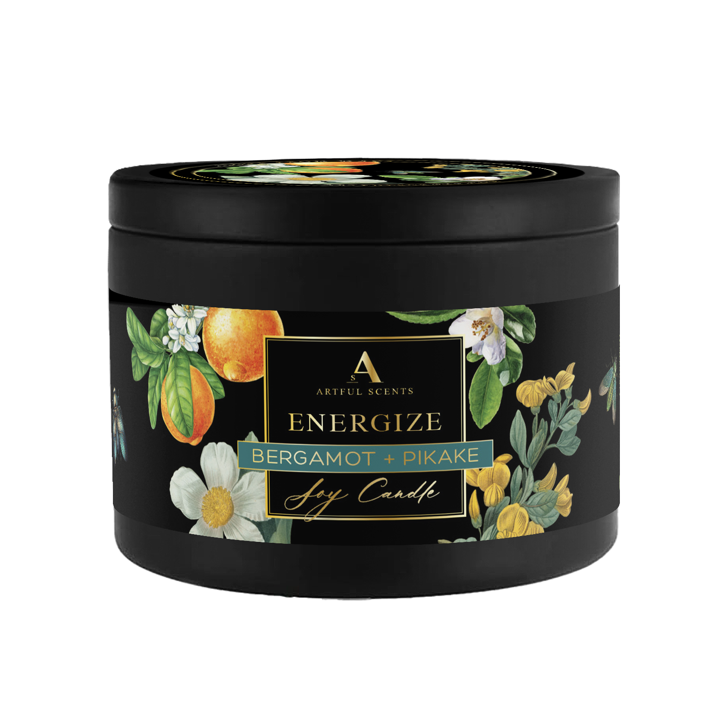 Energize Candle - Bergamot + Jasmine