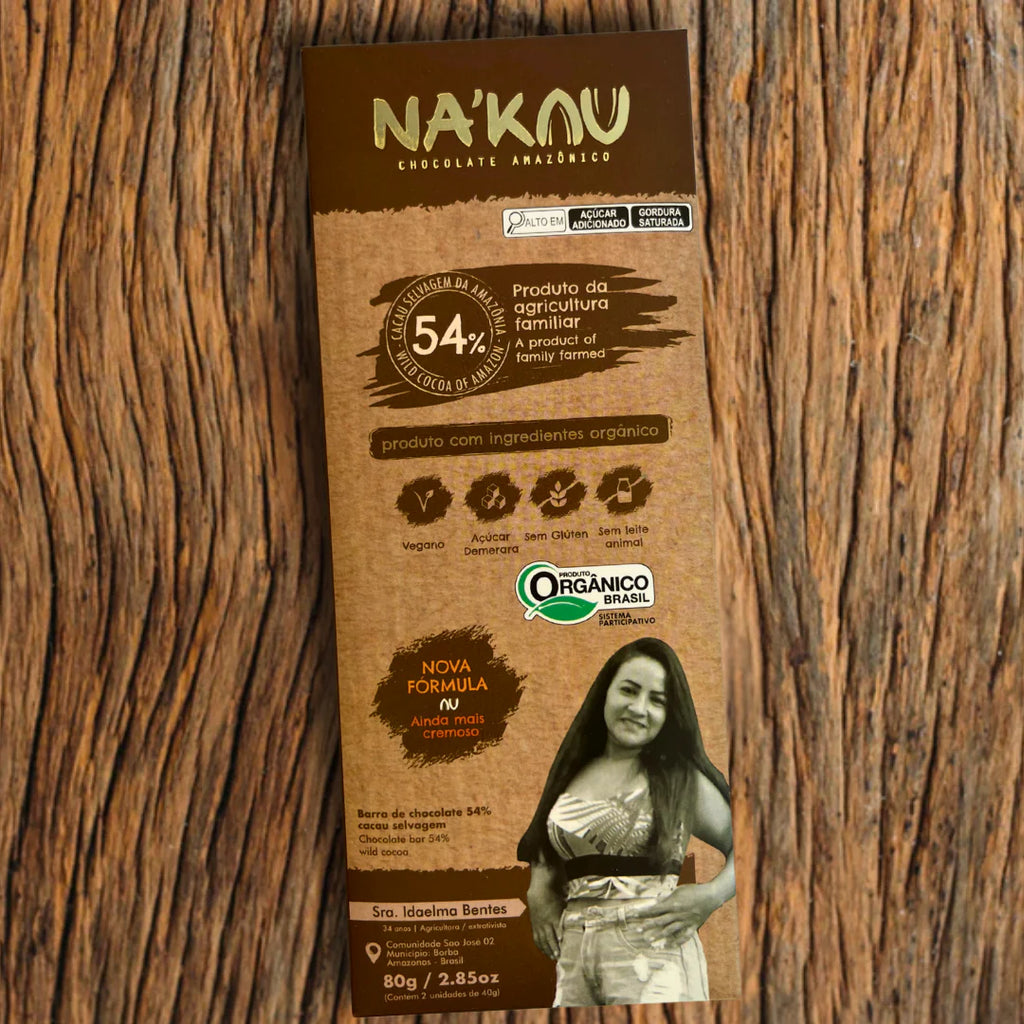 54% Organic Cacao with Coconut Milk
