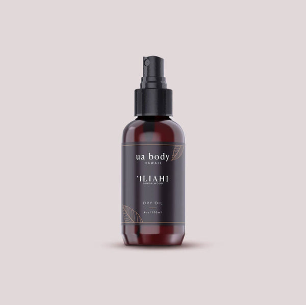 Iliahi Sandalwood Dry Oil: 3.4 oz