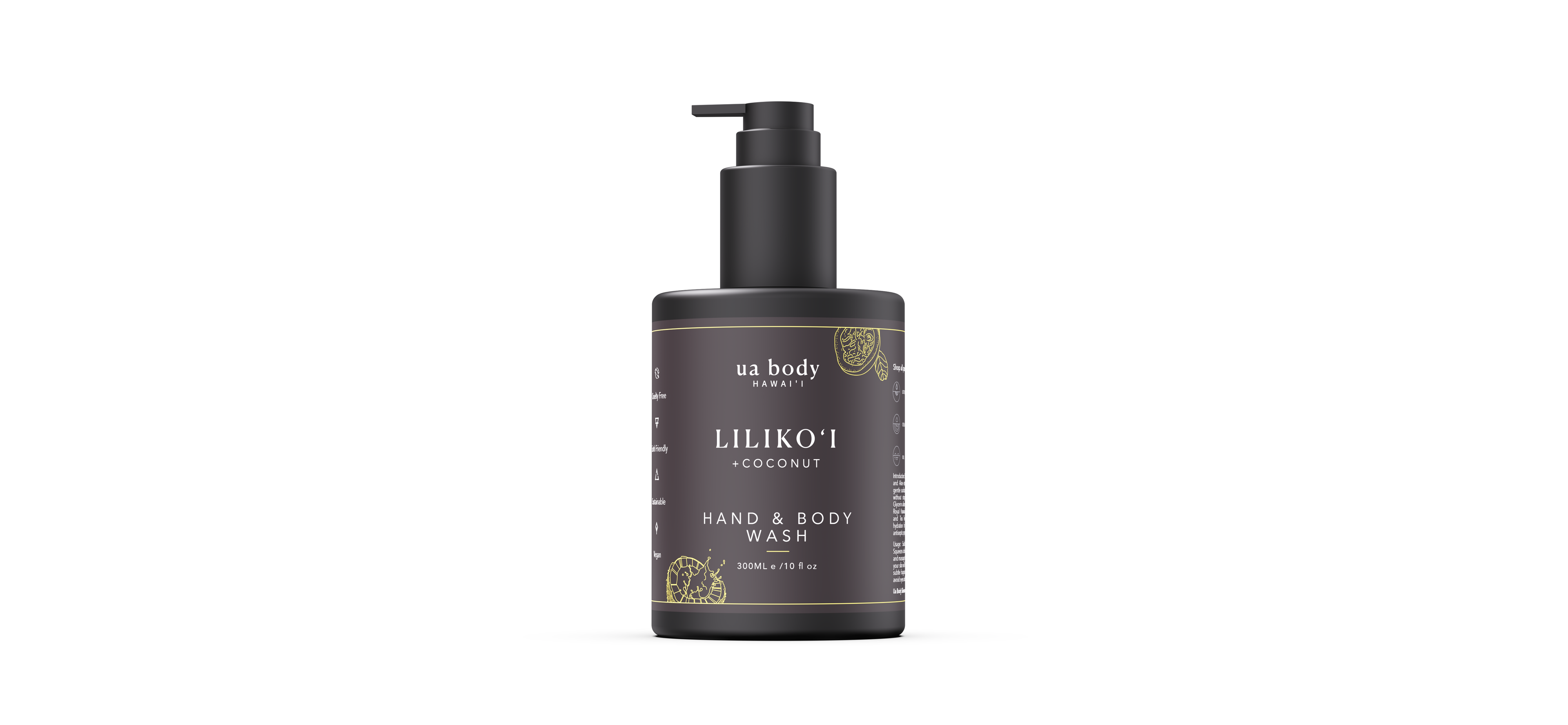 Liliko'i Coconut Hand and Body Wash: 6.7oz