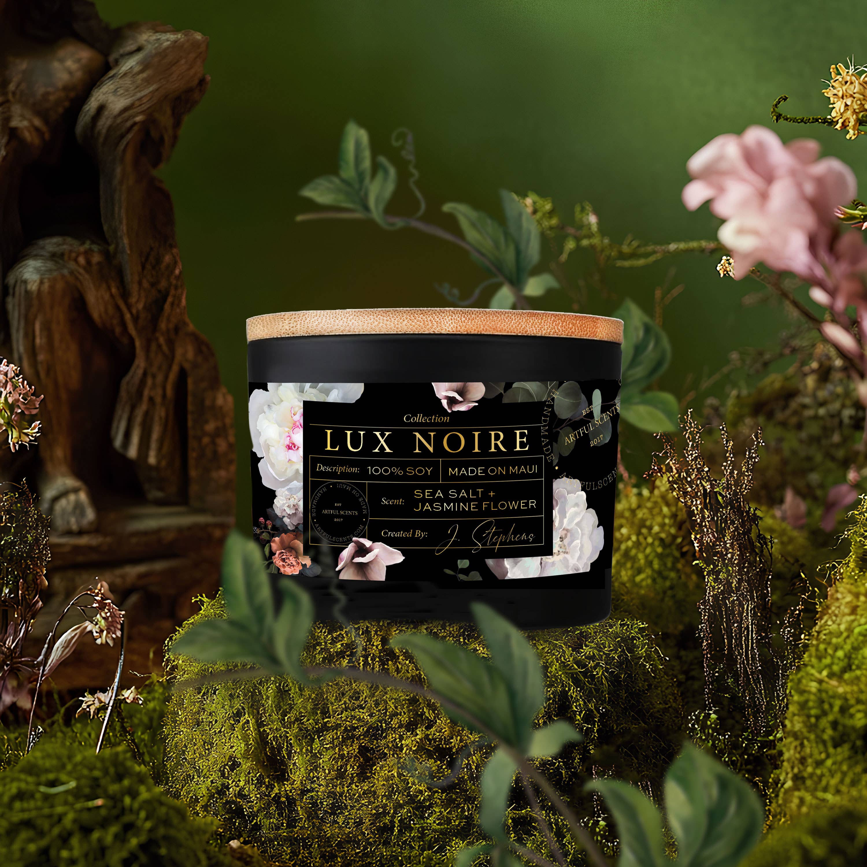 Lux Noire - Sea Salt + Jasmine Flower