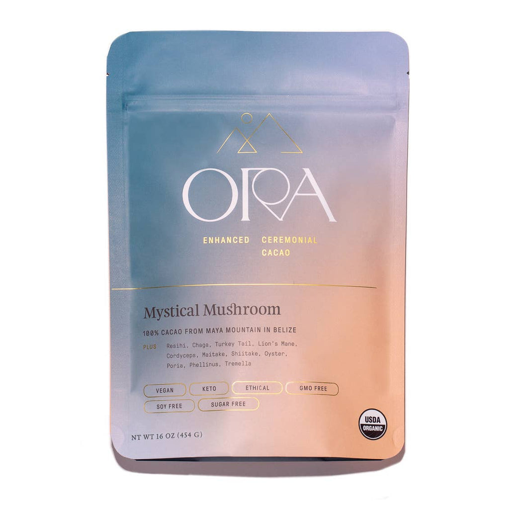 Mystical Mushroom Cacao - Organic Ceremonial Chocolate: 1/2 lb