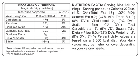 81% Organic Cacao