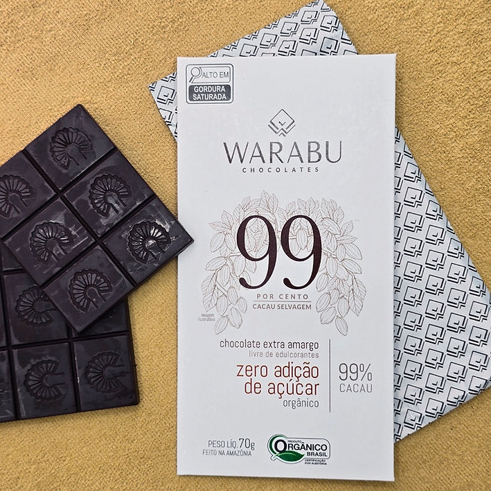 Chocolate 99% Extra Bitter Wild Cocoa Tauaré Community – Pará