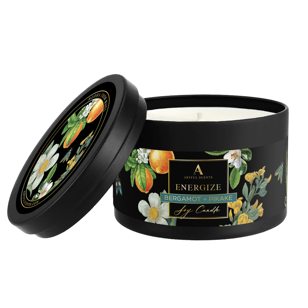 Energize Candle - Bergamot + Jasmine
