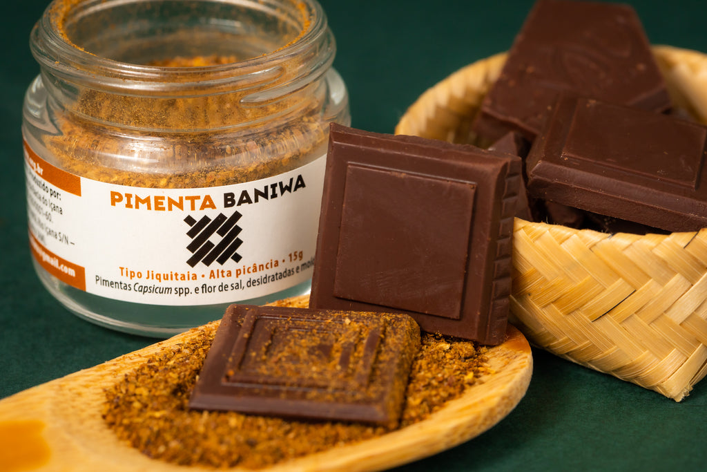 72% Organic cacao with Baniwa Pepper