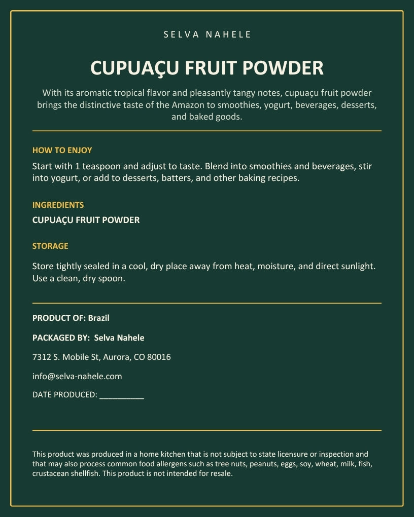 Cupuaçu Powder