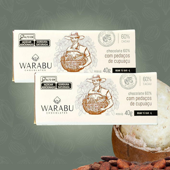 60% Cocoa Chocolate with Cupuaçu Pieces