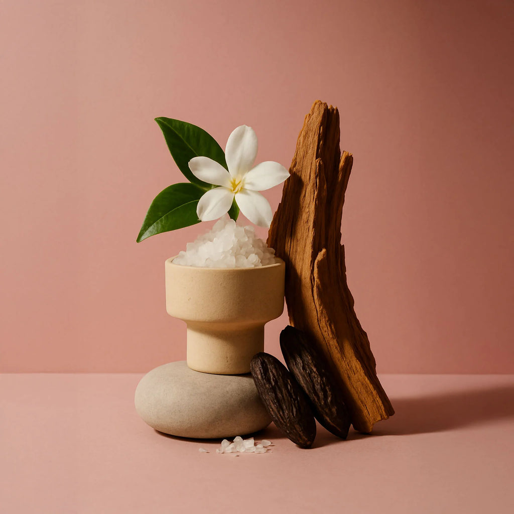 Lux Noire - Sea Salt + Jasmine Flower (3-Wick, 100+ hrs)