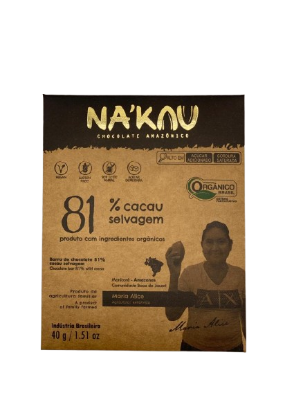 81% Organic Cacao