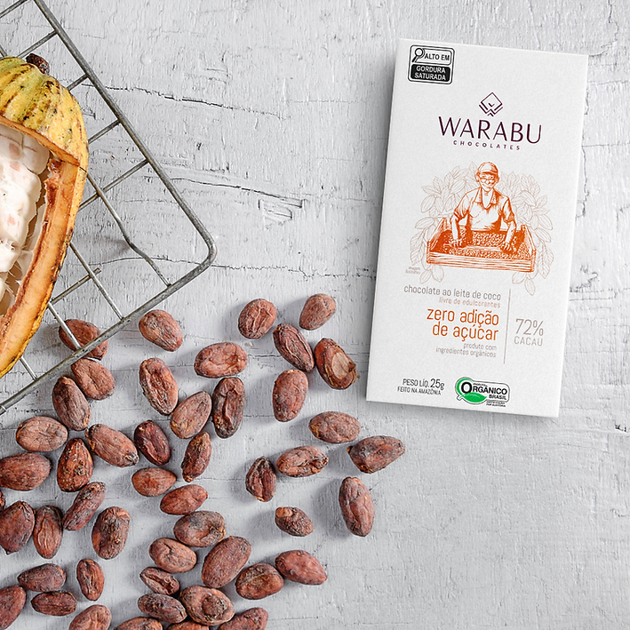 Organic Dark Chocolate 72% Cocoa Coconut Milk Zero Added Sugar