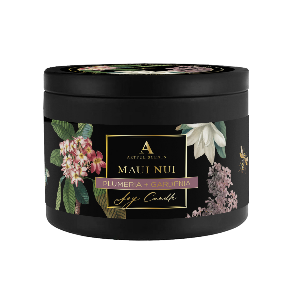 Maui Nui Candle - Plumeria + Gardenia