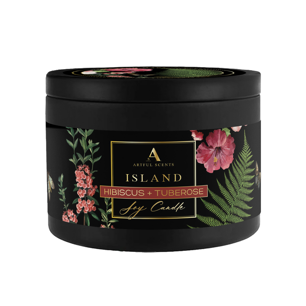 Island Candle - Hibiscus + Tuberose