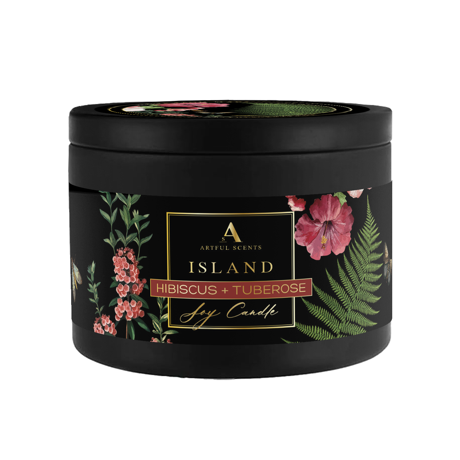 Island Candle - Hibiscus + Tuberose