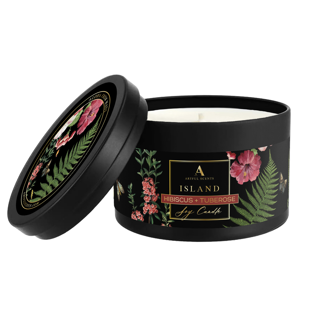 Island Candle - Hibiscus + Tuberose